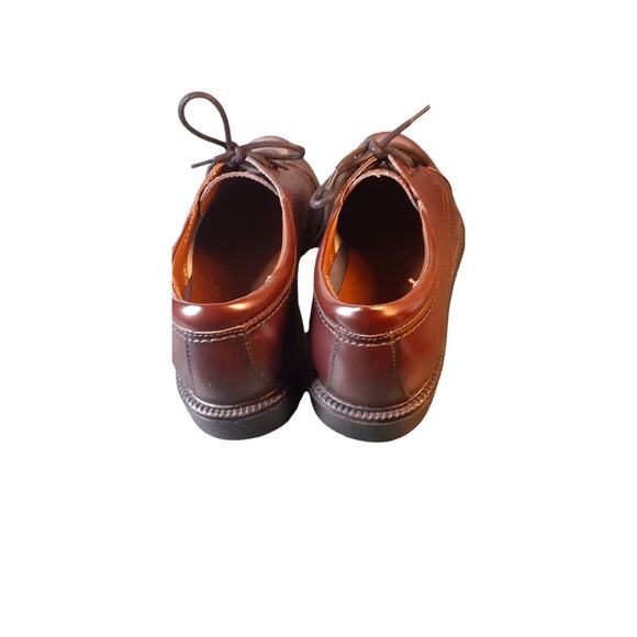 Dockers Mens 13M New Genuine Leather Dress Oxford Shoe Brown - Picture 2 of 9